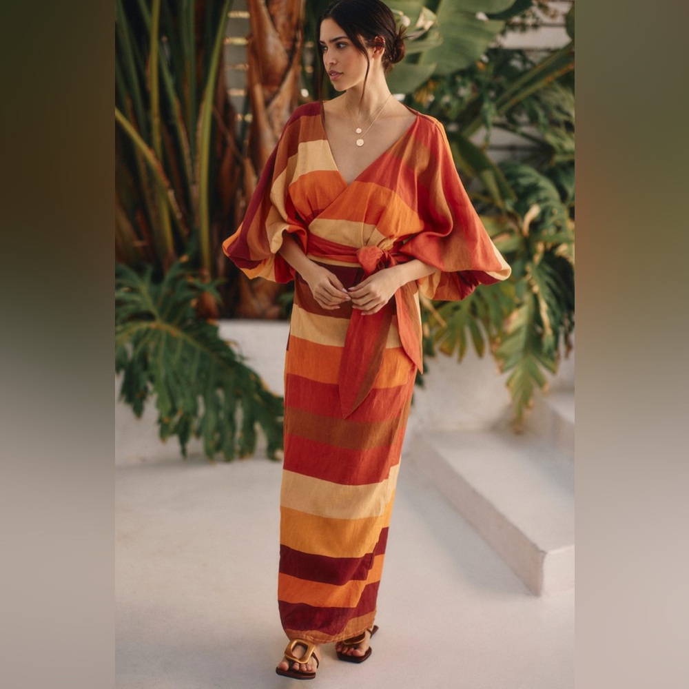 $600 Cala de la Cruz Lavanda Dress - M